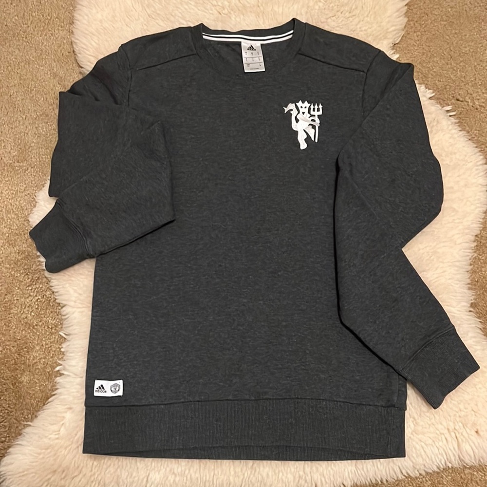 Manchester United Adidas Crew Sweatshirt